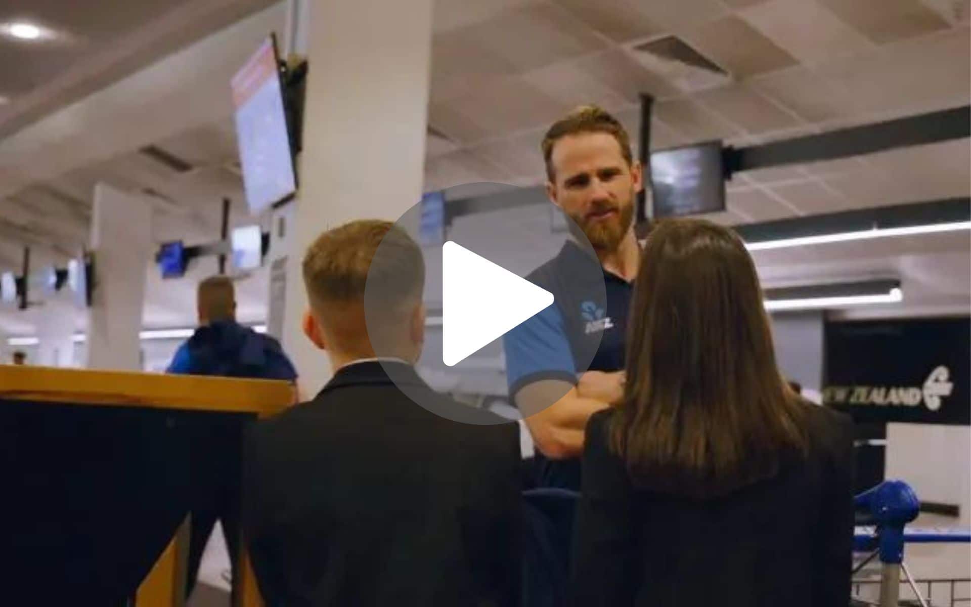 [Watch] 'Can We Come' - Iconic NZ Child Stars Win Hearts At Airport During NZ's Departure For T20 World Cup